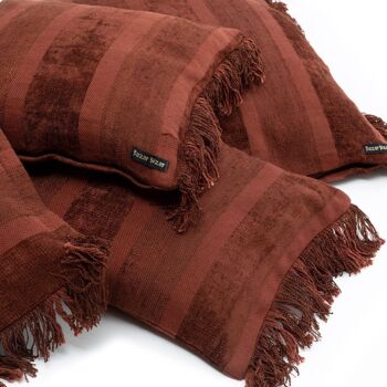 Housse de Coussin Oh My Gee - Velours Bordeaux - 40x40 5