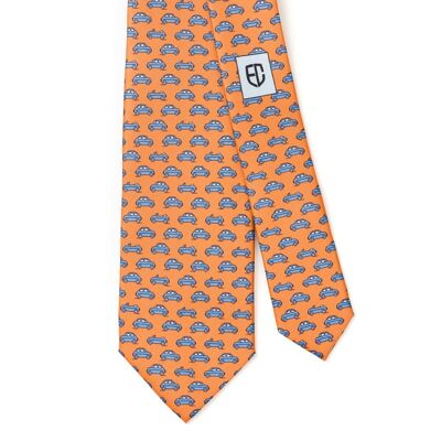 Krawatte in Seta Design 4 Ruote