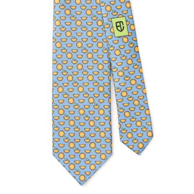 Krawatte in seta Design Agrumi