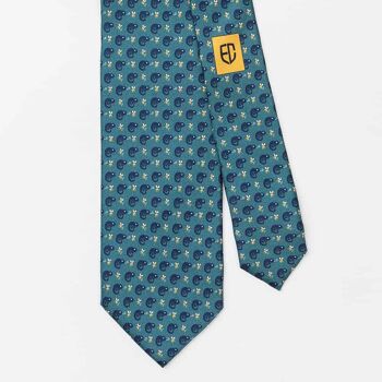 Cravatta in seta Design Camaleonte 5