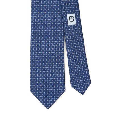 Cravatta in seta Design Maiolica