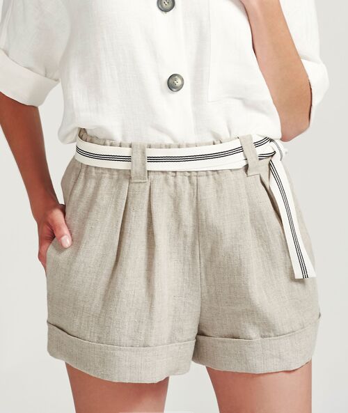 Ana Short - 100% Lino