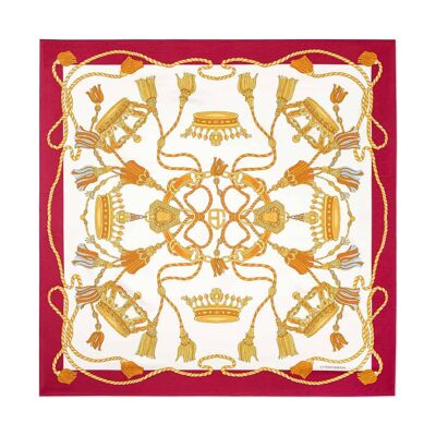 Foulard Royal bordeaux