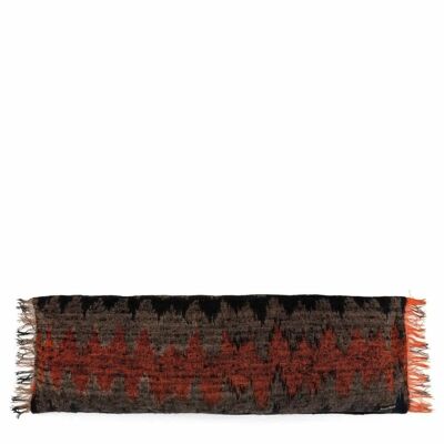 Fodera per cuscino The Oh My Gee - Nero Arancio - 35x100