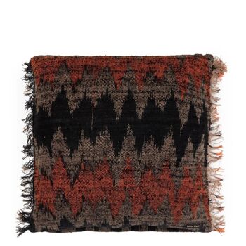 Housse de Coussin Oh My Gee - Noir Orange - 60x60 1