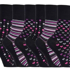 Sock Shop Gentle Grip - 6 Paires de Chaussettes en Bambou Non Élastiques pour Femmes (GGLBAMBO33) (4-8 UK)