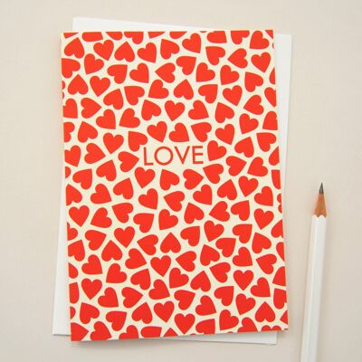 'All You Need Is Love' Greetings Card