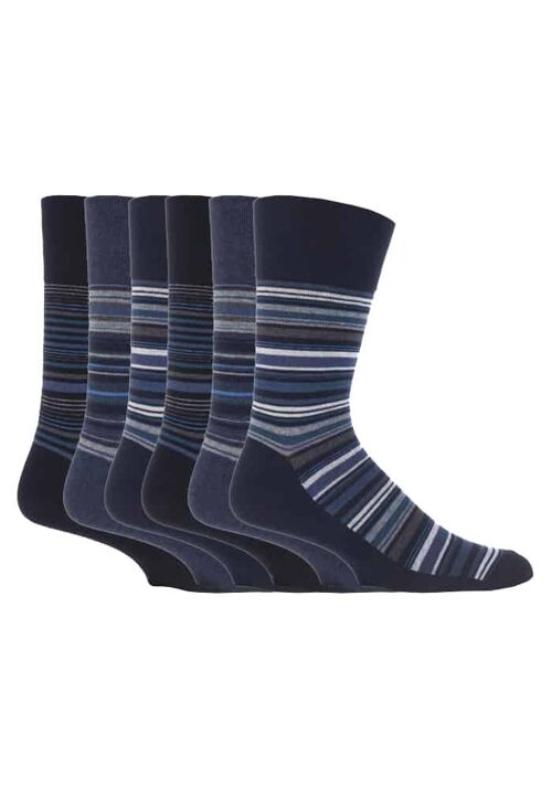 Men's Socks Bigfoot Honeycomb Top Cotton Rich Pack of 6 Size 12-14 UK (SOMRJ491214) (12-14 UK)
