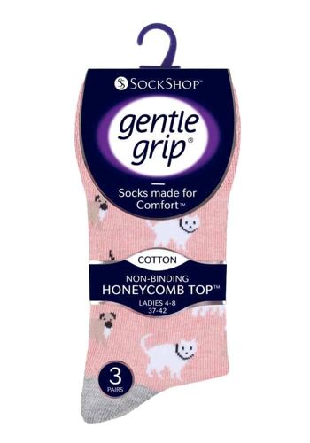 6 paires de chaussettes non élastiques Gentle Grip pour femmes 4-8 UK (LGG169) (4-8 UK) 2