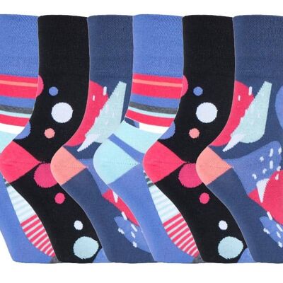 6 paires de chaussettes non élastiques pour femmes Gentle Grip 4-8 UK (SOLRH190) (4-8 UK)