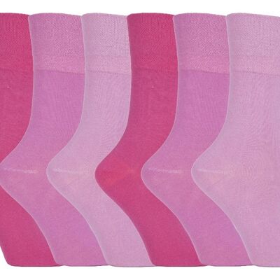6 pares de calcetines no elásticos de agarre suave para mujer 4-8 UK (LGG74) (4-8 UK)