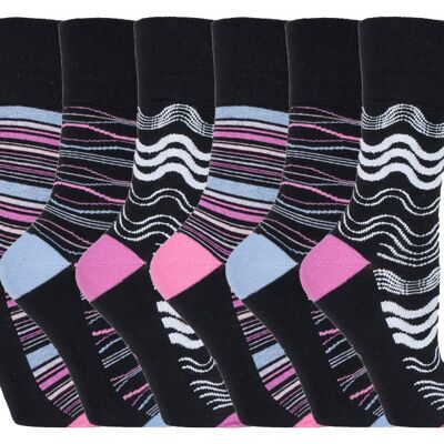 6 paires de chaussettes non élastiques pour femmes Gentle Grip 4-8 UK (LGG100) (4-8 UK)