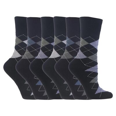 6 paires de chaussettes non élastiques pour femmes Gentle Grip 4-8 UK (LGG41) (4-8 UK)