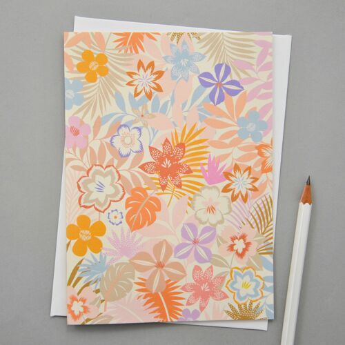 Botanic in Pastel Greetings Card