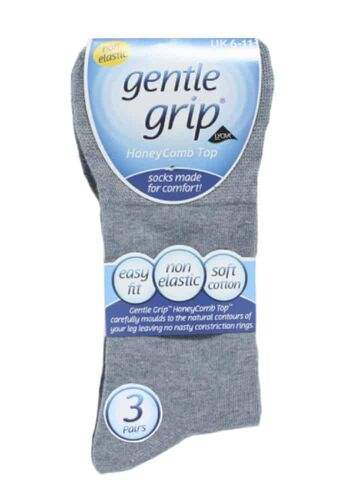 Lot de 6 paires de chaussettes non élastiques pour homme Gentle Grip 6-11 UK (MGG102) (6-11 UK) 2