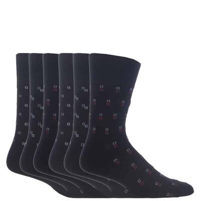 Lot de 6 paires de chaussettes non élastiques pour homme Gentle Grip 6-11 UK (MGG46) (6-11 UK)