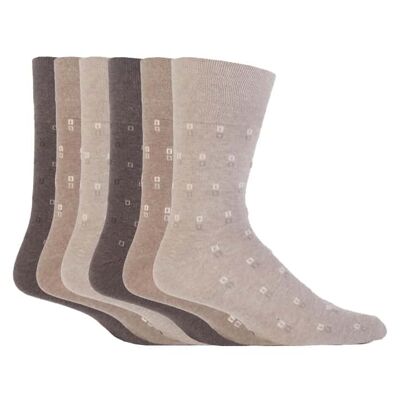 Lot de 6 paires de chaussettes non élastiques pour homme Gentle Grip 6-11 UK (MGG47) (6-11 UK)