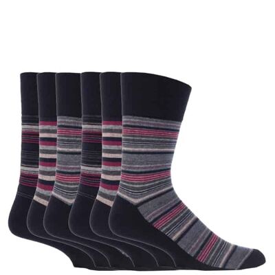 Lot de 6 paires de chaussettes non élastiques pour homme Gentle Grip 6-11 UK (MGG52) (6-11 UK)