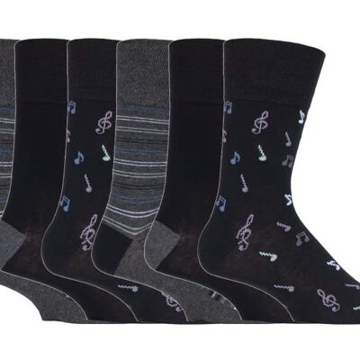 6 Paar Gentle Grip Unelastische Herrensocken 6-11 UK (GGM6PKMGG546) (6-11 UK)