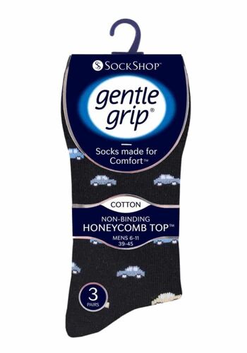 Lot de 6 paires de chaussettes non élastiques pour homme Gentle Grip 6-11 UK (GGM6PKMGG547) (6-11 UK) 2