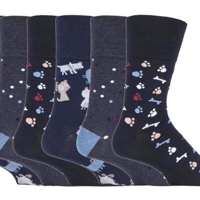 Lot de 6 paires de chaussettes non élastiques pour homme Gentle Grip 6-11 UK (SOMRJ573) (6-11 UK)