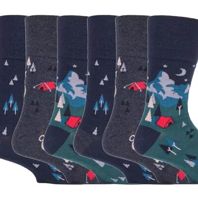 Lot de 6 paires de chaussettes non élastiques pour homme Gentle Grip 6-11 UK (SOMRJ576) (6-11 UK)