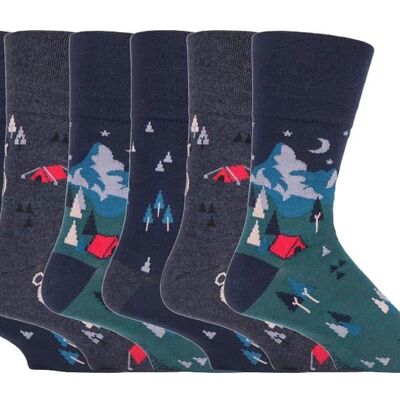 6 Paar Herren-Socken mit sanftem Griff, nicht elastisch, 6-11 UK (MGG76) (6-11 UK)