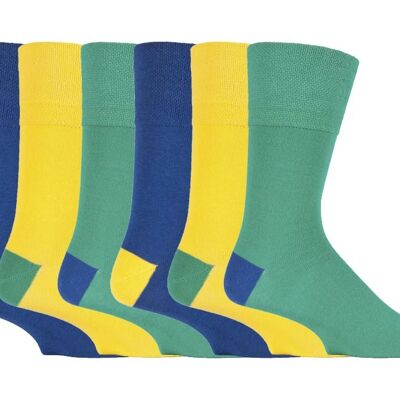 6 Paar Herren-Socken mit sanftem Griff, nicht elastisch, 6-11 UK (MGG89) (6-11 UK)