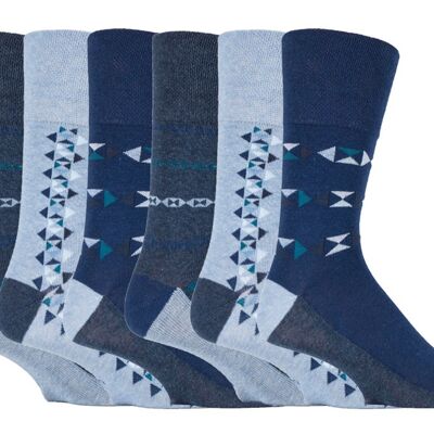 6 Paar Herren-Socken mit sanftem Griff, nicht elastisch, 6-11 UK (MGG81) (6-11 UK)