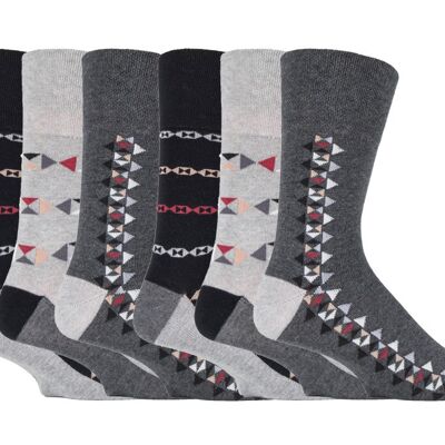 6 Paar Herren-Socken mit sanftem Griff, nicht elastisch, 6-11 UK (MGG83) (6-11 UK)