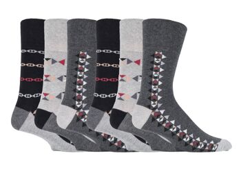 Lot de 6 paires de chaussettes non élastiques pour homme Gentle Grip 6-11 UK (MGG83) (6-11 UK) 1