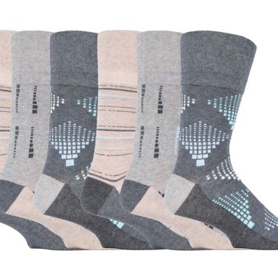 6 paires de chaussettes non élastiques pour homme Gentle Grip 6-11 UK (MGG84) (6-11 UK)