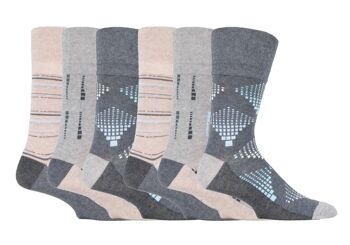 6 paires de chaussettes non élastiques pour homme Gentle Grip 6-11 UK (MGG84) (6-11 UK) 1