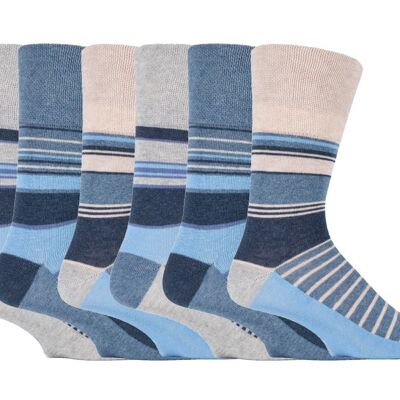 6 Paar Herrensocken mit sanftem Griff, nicht elastisch, 6-11 UK (MGG86) (6-11 UK)