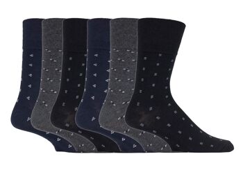Lot de 6 paires de chaussettes non élastiques pour homme Gentle Grip 6-11 UK (SOMRJ523) (6-11 UK) 1