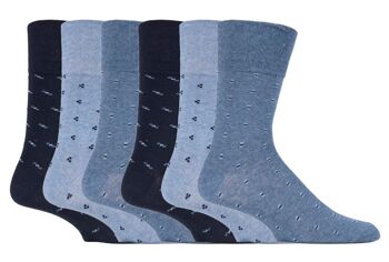 Lot de 6 paires de chaussettes non élastiques pour homme Gentle Grip 6-11 UK (SOMRJ524) (6-11 UK) 1