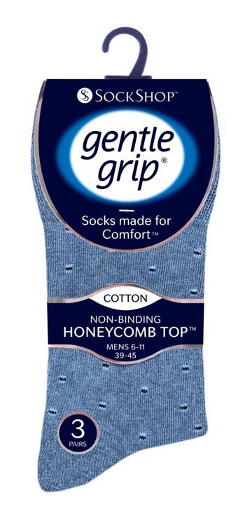 Lot de 6 paires de chaussettes non élastiques pour homme Gentle Grip 6-11 UK (SOMRJ524) (6-11 UK) 2