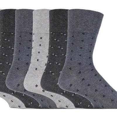 6 pares de calcetines no elásticos de agarre suave para hombre 6-11 UK (SOMRJ525) (6-11 UK)