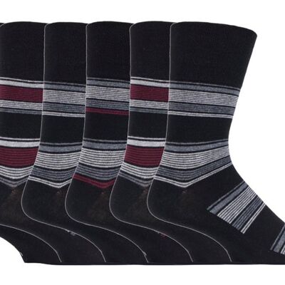 6 pares de calcetines no elásticos de agarre suave para hombre 6-11 UK (SOMRJ527) (6-11 UK)