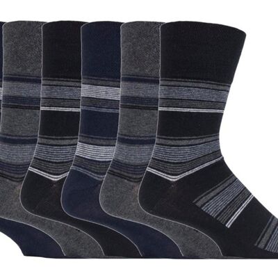 6 pares de calcetines no elásticos de agarre suave para hombre 6-11 UK (SOMRJ528) (6-11 UK)