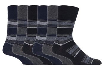 Lot de 6 paires de chaussettes non élastiques pour homme Gentle Grip 6-11 UK (SOMRJ528) (6-11 UK) 1