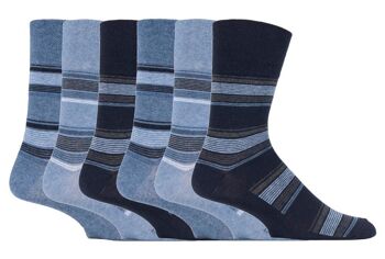 Lot de 6 paires de chaussettes non élastiques pour homme Gentle Grip 6-11 UK (SOMRJ529) (6-11 UK) 1