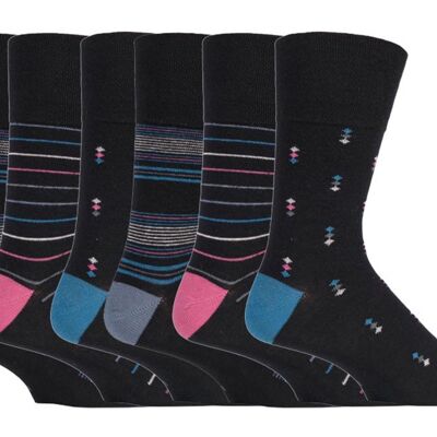 6 pares de calcetines no elásticos de agarre suave para hombre 6-11 UK (SOMRJ532) (6-11 UK)