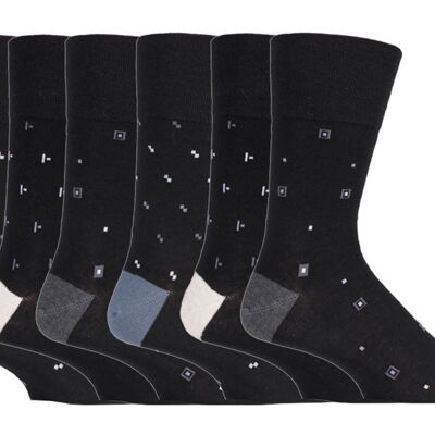 6 pares de calcetines no elásticos de agarre suave para hombre 6-11 UK (SOMRJ535) (6-11 UK)