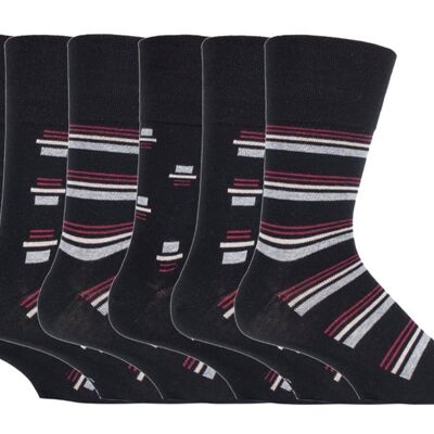 6 pares de calcetines no elásticos de agarre suave para hombre 6-11 UK (SOMRJ551) (6-11 UK)