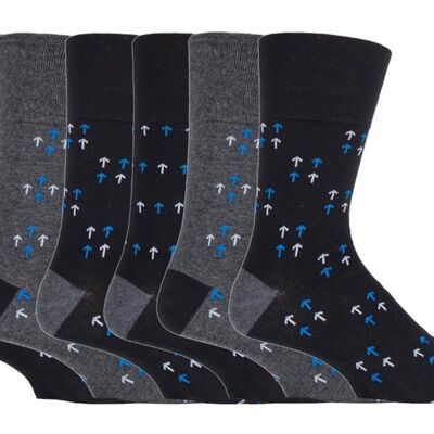 6 pares de calcetines no elásticos de agarre suave para hombre 6-11 UK (SOMRJ553) (6-11 UK)