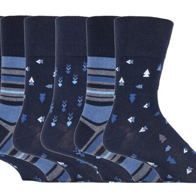 6 pares de calcetines no elásticos de agarre suave para hombre 6-11 UK (SOMRJ577) (6-11 UK)