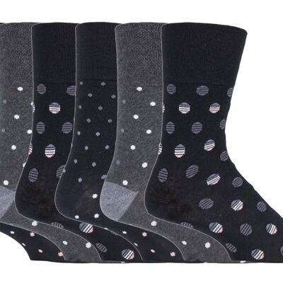 6 pares de calcetines no elásticos de agarre suave para hombre 6-11 UK (SOMRJ578) (6-11 UK)