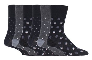 Lot de 6 paires de chaussettes non élastiques pour homme Gentle Grip 6-11 UK (SOMRJ578) (6-11 UK) 1