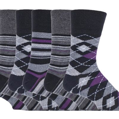 6 paires de chaussettes non élastiques pour homme Gentle Grip 6-11 UK (SOMRJ580) (6-11 UK)